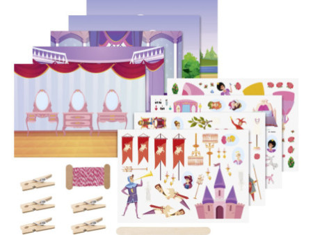 HEYDA Set de cartes transferts rub-on 'Princesse'