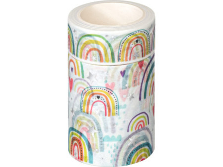 HEYDA Ruban adhésif décoratif 'Funny Rainbows'