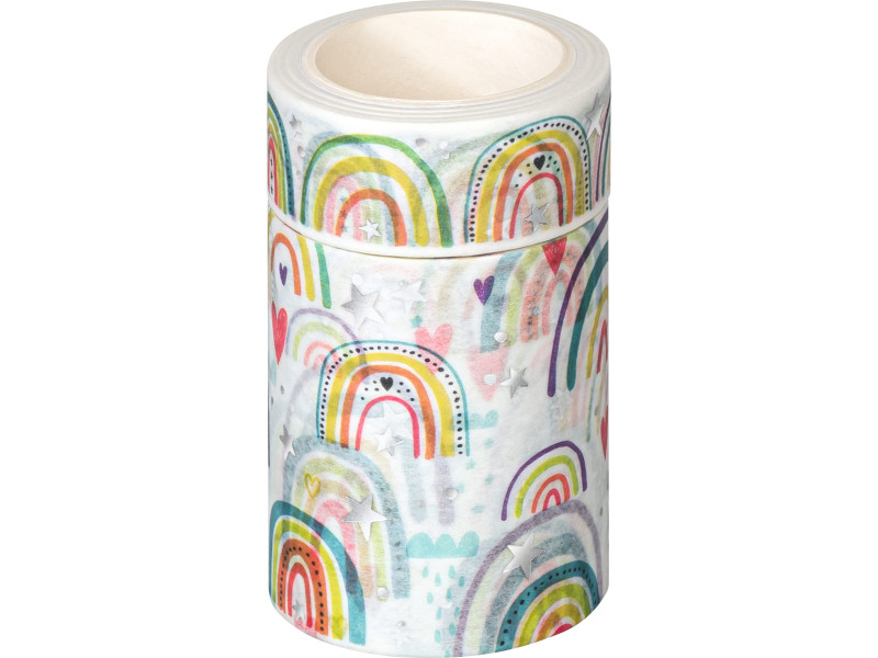 HEYDA Ruban adhésif décoratif 'Funny Rainbows'
