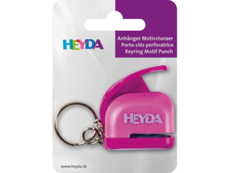 HEYDA Perforateur à motif mini 'coeur', avec porte-clé