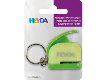 HEYDA Perforateur à motif mini 'trèfle', avec porte-clé