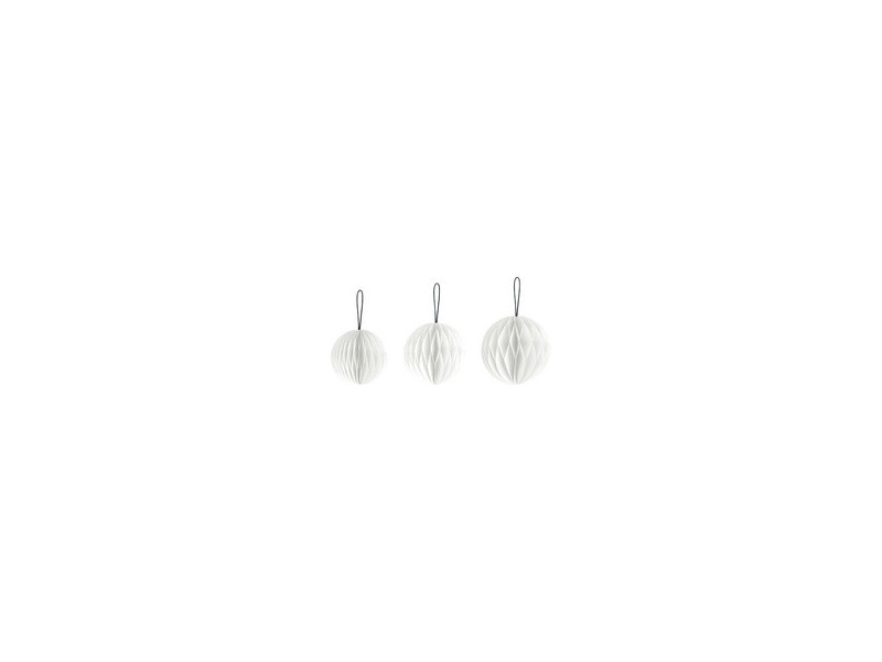 HEYDA Set décoration 'Balle en nid d'abeille', vert foncé