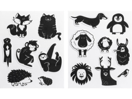 HEYDA Set tampons caoutchouc mousse 'animaux'