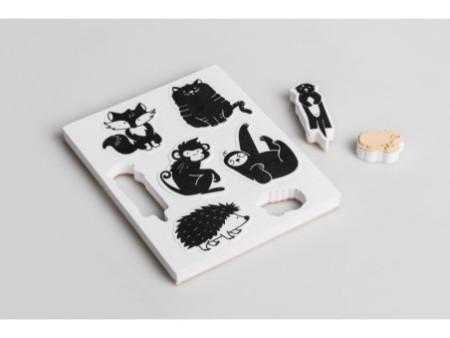 HEYDA Set tampons caoutchouc mousse 'animaux'