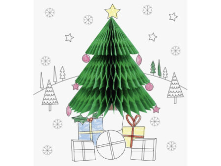 HEYDA Kit de coloriage 3D 'Noël', 15 pièces