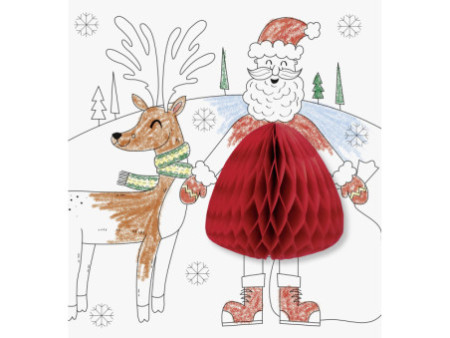 HEYDA Kit de coloriage 3D 'Amis rigolos', 15 pièces