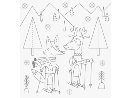 HEYDA Kit de coloriage 3D 'Amis rigolos', 15 pièces