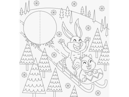 HEYDA Kit de coloriage 3D 'Amis rigolos', 15 pièces