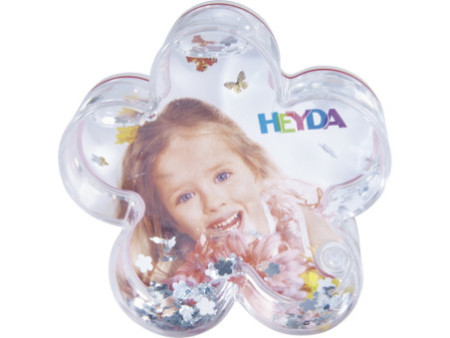 HEYDA Boule à neige 'Fleur scintillante'