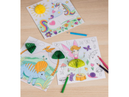 HEYDA Kit de coloriage 3D 'Princesse', 15 pièces