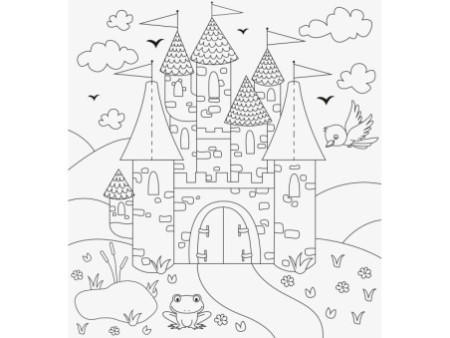 HEYDA Kit de coloriage 3D 'Princesse', 15 pièces