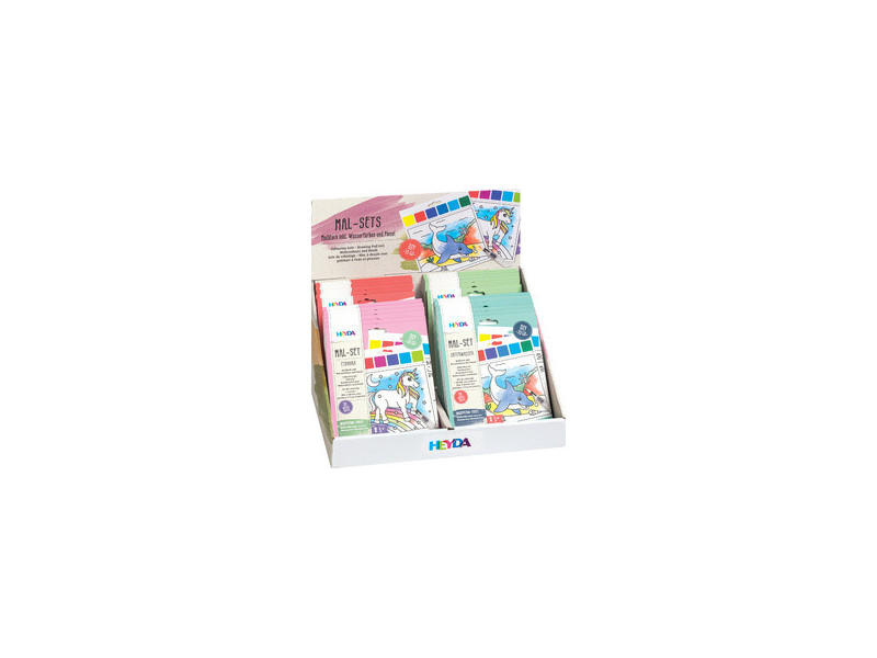 HEYDA Kit d'aquarelles, en présentoir
