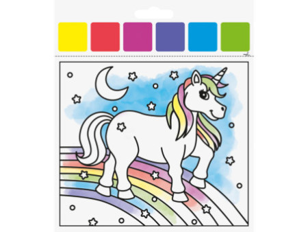HEYDA Kit d'aquarelles 'Licorne', 10 motifs