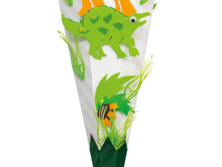 ROTH kit bricolage de cornet surprise 'Dino', 6 angles,68 cm