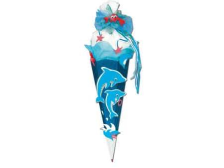 ROTH Kit de bricolage de cornet scolaire 'dauphin', hexago-