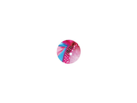 ROTH Ruban pour cornet scolaire 'Pink Dots', bleu clair/rose