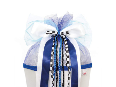 ROTH Pochette 'Speed', blanc/bleu/noir en 70% polyester et