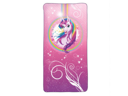 ROTH Serviette de bain pour enfants 'Licorne', 600 x 1.200mm