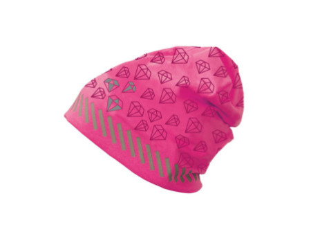 ROTH Bonnet jersey pour enfants ReflActions 'Diamant', rose