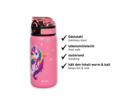 ROTH Gourde isotherme 'licorne', 350 ml