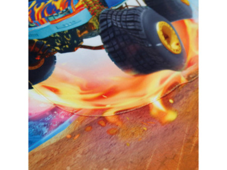 ROTH Tablier de peinture 'Monstertruck Fire', poche frontale
