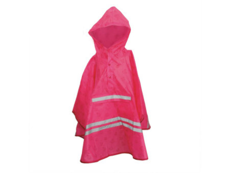 ROTH Poncho de pluie enfants ReflActions 'Diamant', rose