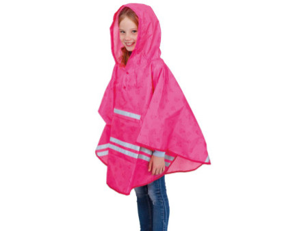 ROTH Poncho de pluie enfants ReflActions 'Diamant', rose