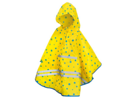 ROTH Poncho de pluie enfants ReflActions 'Roar', jaune/bleu