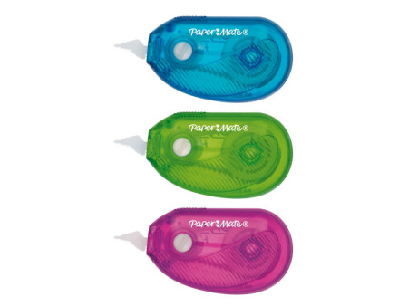 Paper:Mate Ruban correcteur DRYLINE GRIP I-Mini blister de 3