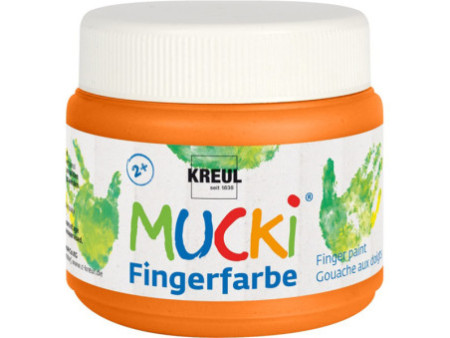 KREUL Gouache aux doigts 'MUCKI', 150 ml, orange
