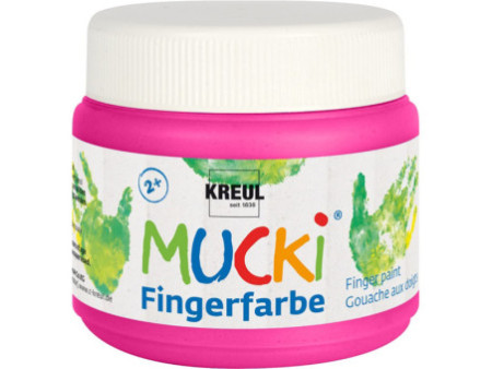 KREUL Gouache aux doigts 'MUCKI', 150 ml, rose