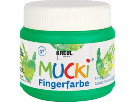 KREUL Gouache aux doigts 'MUCKI', 150 ml, vert