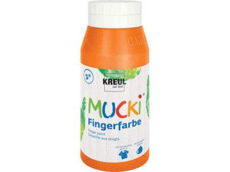 KREUL Gouaches aux doigts 'MUCKI', 750 ml, orange