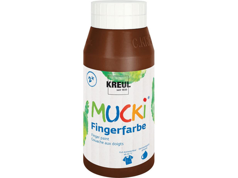 KREUL Gouache aux doigts 'MUCKI', 750 ml, marron