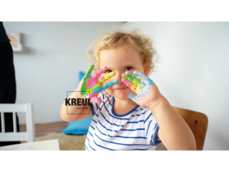 KREUL Gouache aux doigts 'MUCKI', 150 ml, kit de 4