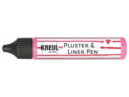 KREUL Pluster & Liner Pen, 29 ml, rose vif