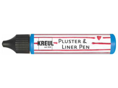 KREUL Pluster & Liner Pen, 29 ml, bleu