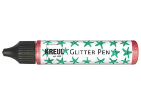 KREUL Glitter Pen, 29 ml, rouge