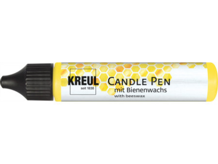 KREUL Marqueur pour bougies, 29 ml, jaune