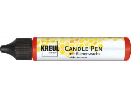 KREUL Marqueur pour bougies, 29 ml, rouge