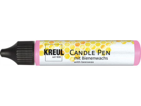 KREUL Marqueur pour bougies, 29 ml, rose