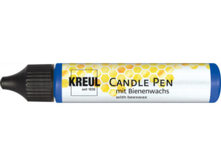 KREUL Marqueur pour bougies, 29 ml, bleu