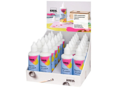 KREUL Colle de bricolage, dans un flacon plastique, 80 ml