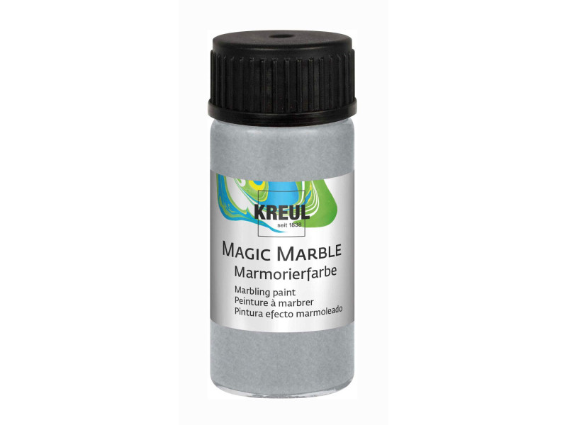 KREUL Peinture à marbrer 'Magic Marble', 20 ml, argent