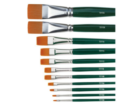 KREUL Pinceau Hobby Line BASIC, nylon, plat, N. 0