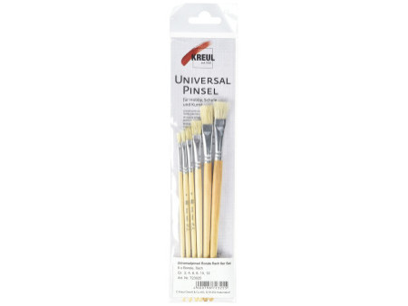 KREUL Set de pinceaux brosse Hobby Line 'Ecole + loisirs'
