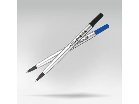 PARKER Recharge pour rollerball QUINK, 0,7 mm, blister, noir