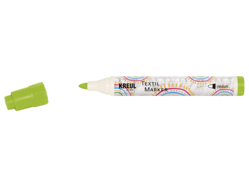 KREUL Marqueur textile medium, vert clair