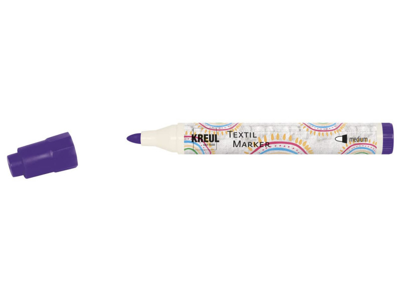 KREUL Marqueur textile medium, violet