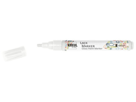 KREUL Lackmarker 'Gloss Paint Marker', medium, blanc